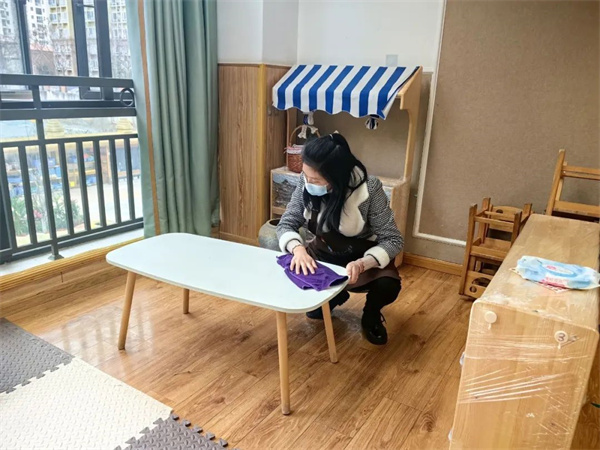 一切准备就绪公兴幼儿园“净”待萌娃归(图2)