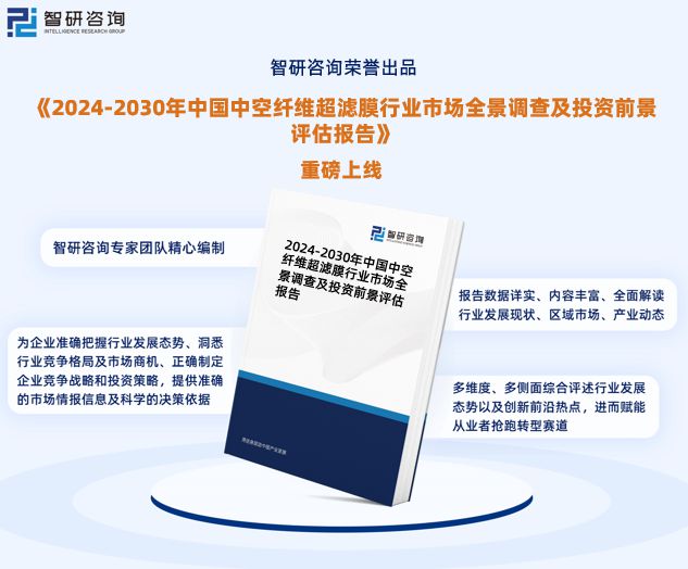 智研咨询《2024版中国中空纤维超滤膜行