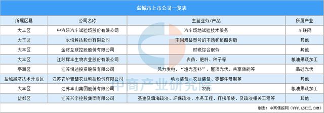 【产业图谱】2025年盐城市重点产业规划布局全景图谱(图48)